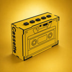 Cassette heritage Yellow Wireless Speaker (5W)